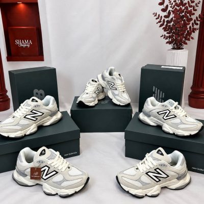 New Balance 9060 – Blanc & Beige
